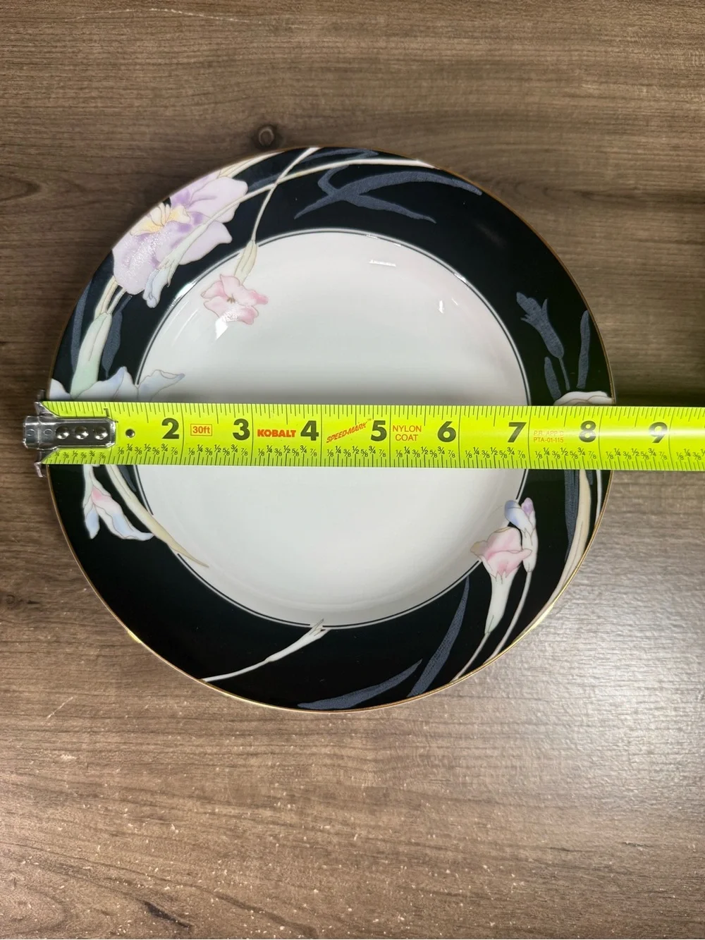 Mikasa Charisma Black L9050 Fine China Cereal Soup Bowl Set of 8